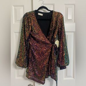 Altar’s state sequin romper